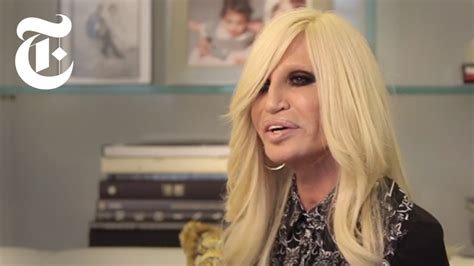 donatella versace interview youtube|Donatella Versace personal life.